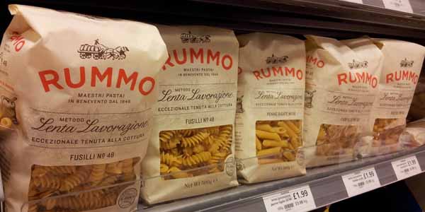 Store check at Waitrose UK: focus on pasta