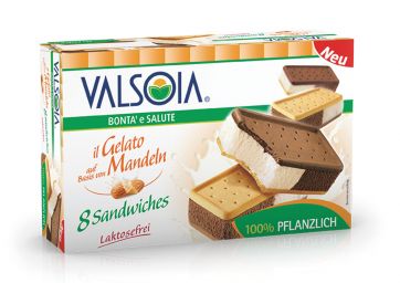 Valsoia, “Il Gelato auf basis von mandeln”