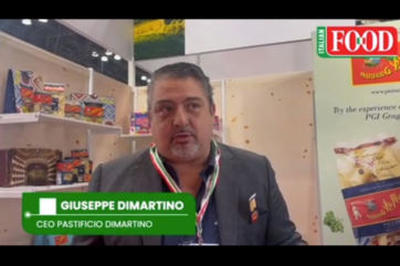 Di Martino’s pasta comes in a Dolce & Gabbana box